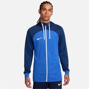 Nike Dri-FIT Strike 23 Hooded Soccer Track Jacket Blue Sz LT BNwT DR2571 Men’s